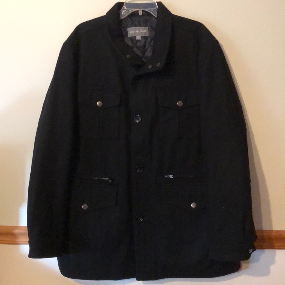 Men’s XXL Michael Kors Black Dress Coat